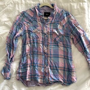 Rails Plaid Button Down size M